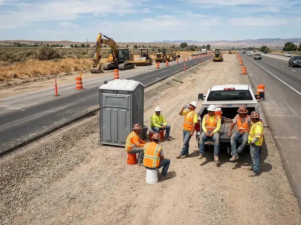 highway-road-construction-crew-007 — frequently asked questions, Porta Potty and Restroom Rentals in Blennerhassett, WV